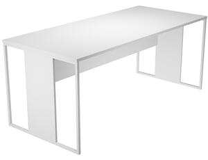Scrivania ARTEXPORT BLADE L180xP80 cm struttura bianca piano bianco