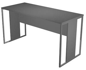 Scrivania ARTEXPORT BLADE L140xP60 cm struttura antracite piano antrac
