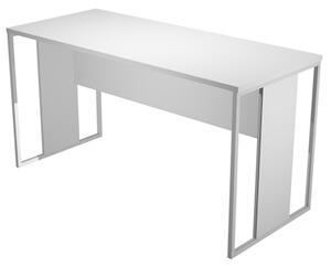 Scrivania ARTEXPORT BLADE L140xP60 cm struttura bianca piano bianco