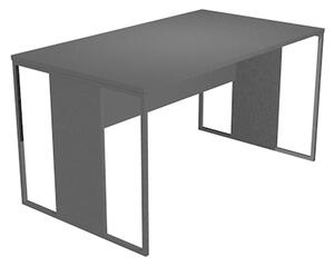 Scrivania ARTEXPORT BLADE L140xP80 cm struttura antracite piano antrac