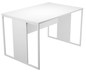 Scrivania ARTEXPORT BLADE L120xP80 cm struttura bianca piano bianco