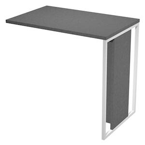 Allungo per scrivania ARTEXPORT BLADE L80xP50 cm struttura bianca pian