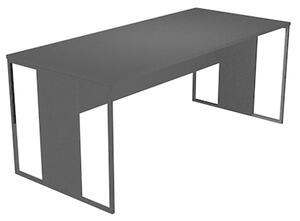 Scrivania ARTEXPORT BLADE L180xP80 cm struttura antracite piano antrac