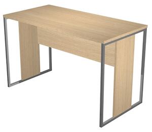 Scrivania ARTEXPORT BLADE L120xP60 cm struttura antracite piano rovere