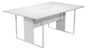 Tavolo riunione ARTEXPORT BLADE L180xP110 cm C/TOP ACCESS struttura bi