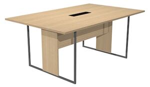 Tavolo riunione ARTEXPORT BLADE L180xP110 cm C/TOP ACCESS struttura an