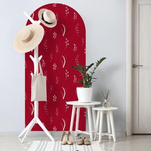 Adesivo murale per ingresso – Arco floreale decorativo