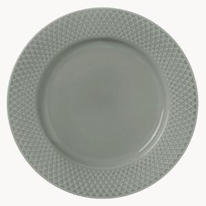 Piatto da colazione in porcellana Rhombe Earth