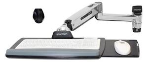 Lx sit-stand keyboard arm, polished