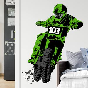 Adesivo da parete - Motocross