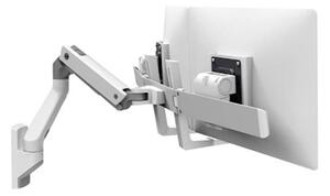 Hx wall dual monitor arm, white