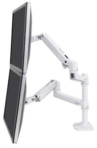 Lx dual stacking arm bright white
