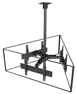 Staffa soffitto 32/65 3 schermi