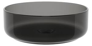 Lavabo da appoggio rotondo traslucido 40 cm in Resina Grigio - SPAVO