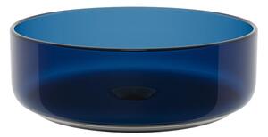 Lavabo da appoggio rotondo traslucido 40 cm in Resina Blu - SPAVO