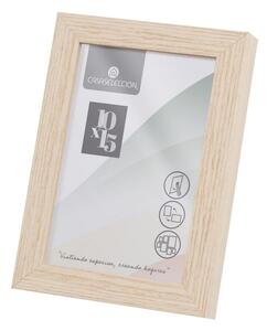 Cornice di colore naturale verticale con sostegno/da appendere 12,5x17,5 cm Sencillo – Casa Selección