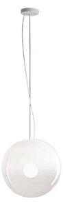 Lampadario vetro soffiato perenz moon 8496 b 30 e27 led bianco - Perenz