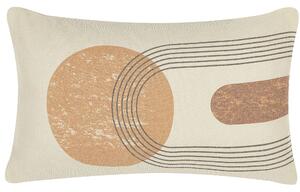 Set di 2 cuscini decorativi multicolore 30 x 50 cm motivo geometrico Stampa federe rimovibili Chiusura con cerniera boho moderno Beliani