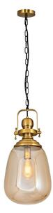 Lampadario a catena BOTTLE 1xE27/40W/230V dorato