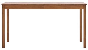 Tavolo da Pranzo Marrone Miele 140x70x73 cm in Legno di Pino