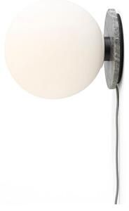 Audo Copenhagen - TR Bulb Lampada da Tavolo/Applique da Parete Grigio Marmo con Lampadina Opale Br
