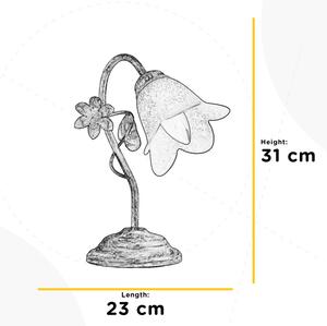 ONLI - Lampada da tavolo BOTTON DORO 1xE14/6W/230V