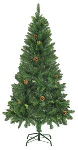 Albero di Natale Artificiale con Pigne Verde 150 cm