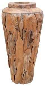 Vaso Decorativo 40x60 cm in Legno Massello di Teak