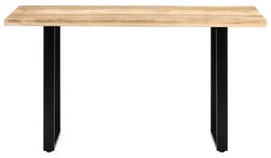 Tavolo da Pranzo 140x70x76 cm in Legno Massello di Mango