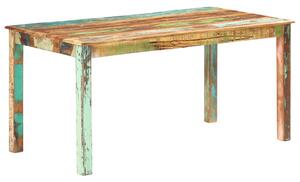 Tavolo da Pranzo in Legno Massello di Recupero 160x80x76 cm