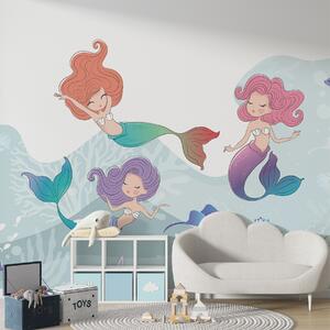 Carta da parati Sirene, Carta da parati per Bambini, w04908 : Uwalls.it
