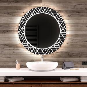 Specchio Decorativo Rotondo Retroilluminato a LED Per Il Bagno - Triangless