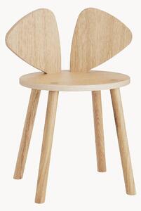 Sedia per bambini in legno di quercia Mouse
