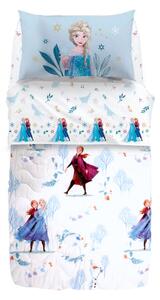 Copriletto trapuntato UNA PIAZZA CALEFFI Disney FROZEN Elsa&Anna N° 89