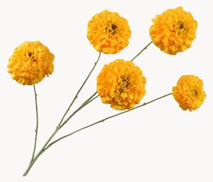Set di 2 fiori artificiali Tagetes