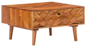 Tavolino da Caffè 68x68x38 cm in Legno Massello di Acacia