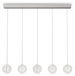 Lampada a Sospensione Diamond 23W Luce Calda Trasparente Regolabile Ideal Lux