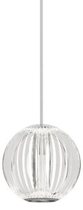 Lampada A Sospensione Diamond LED 5.5W Luce Calda Trasparente Ideal Lux