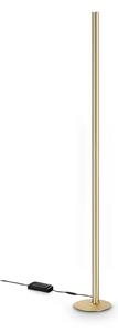Lampada Da Terra DORICA 50W Luce Calda 3000K Ottone Ideal Lux