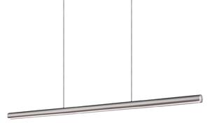 Lampada A Sospensione Dorica LED 35W Luce Calda Grigio Altezza Regolabile Ideal Lux