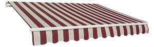 Tenda Barra Quadra P. 200 L. 300 Colore - Riga Bordeaux