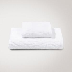 Asciugamano Con Ospite STANDARD Kai BIANCO Cotone Caleffi