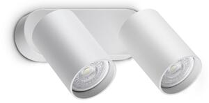 Applique 2 Luci GU10 Collezione DYNAMITE Bianca Dimmerabile Ideal Lux