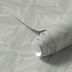 Carta da parati Tratti diagonali che formano quadrati in una palette di colori grigio menta, Parati astratta classici, a00983v1 : Uwalls.it