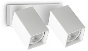 Applique DYNAMITE 2 Luci Gu10 28W Bianco Orientabile Ideal Lux