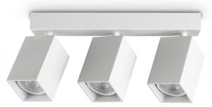 Lampada Da Parete DYNAMITE 3 Luci GU10 Bianco Dimmerabile Ideal Lux
