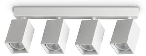 Plafoniera Collezione DYNAMITE 4 Luci GU10 Bianco Dimmerabile Ideal Lux