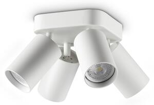Plafoniera Collezione DYNAMITE 4 Luci Gu10 Dimmerabile Bianca Ideal Lux