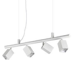 Lampada A Sospensione DYNAMITE 4 Luci Gu10 Bianco Dimmerabile Ideal Lux