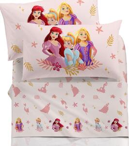 Completo Lenzuola In Cotone Magic Princess Piazza E Mezza Warner Bros Ragazza Caleffi